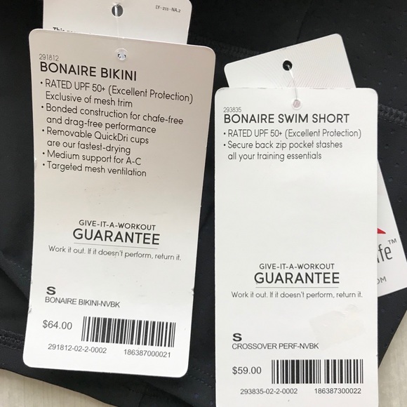 ATHLETA Bonaire Bikini Top & Swim Short Set NWT - Picture 6 of 8